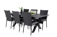 Eetgroep Rives met de stoelen Anna 