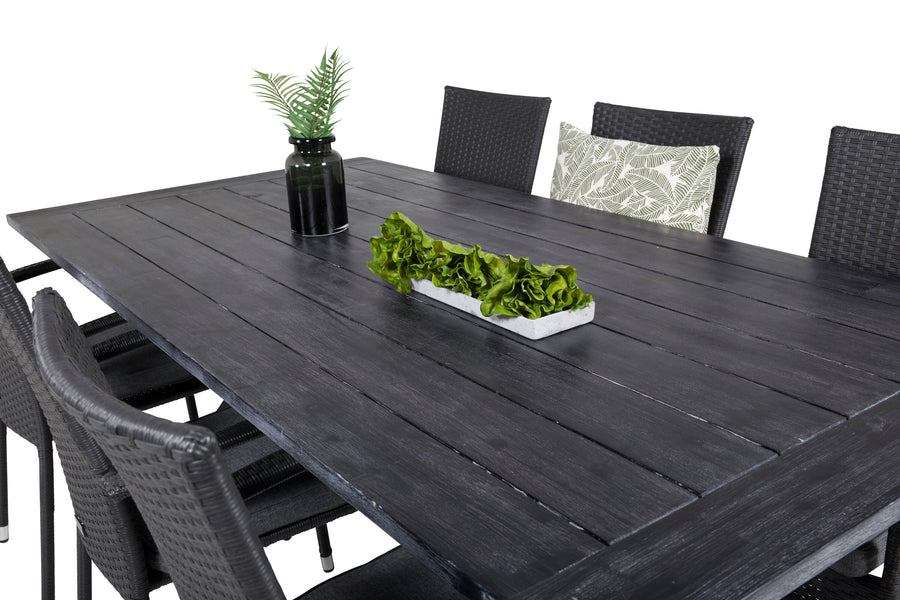 Eetgroep Rives met de stoelen Anna 