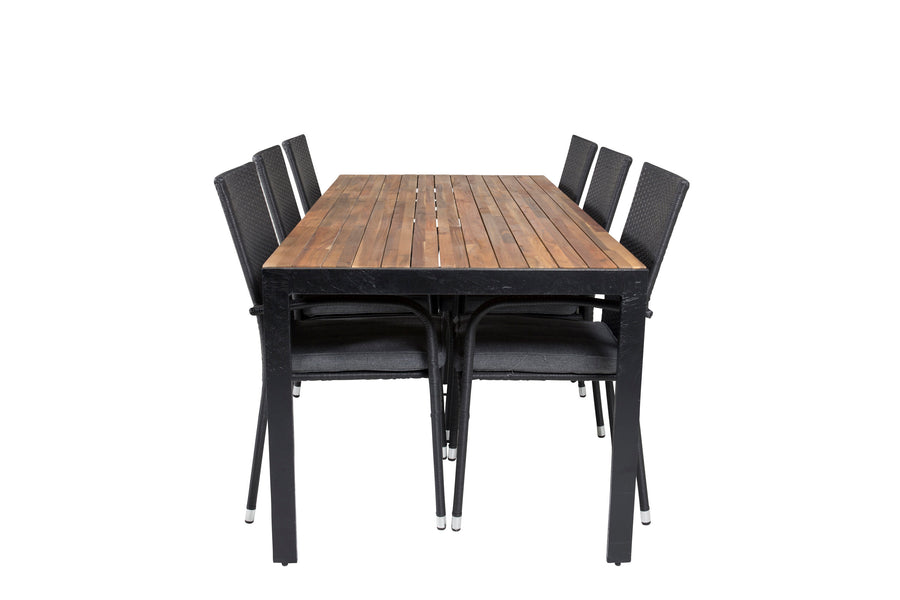 Eetgroep Bois met de stoelen Anna 