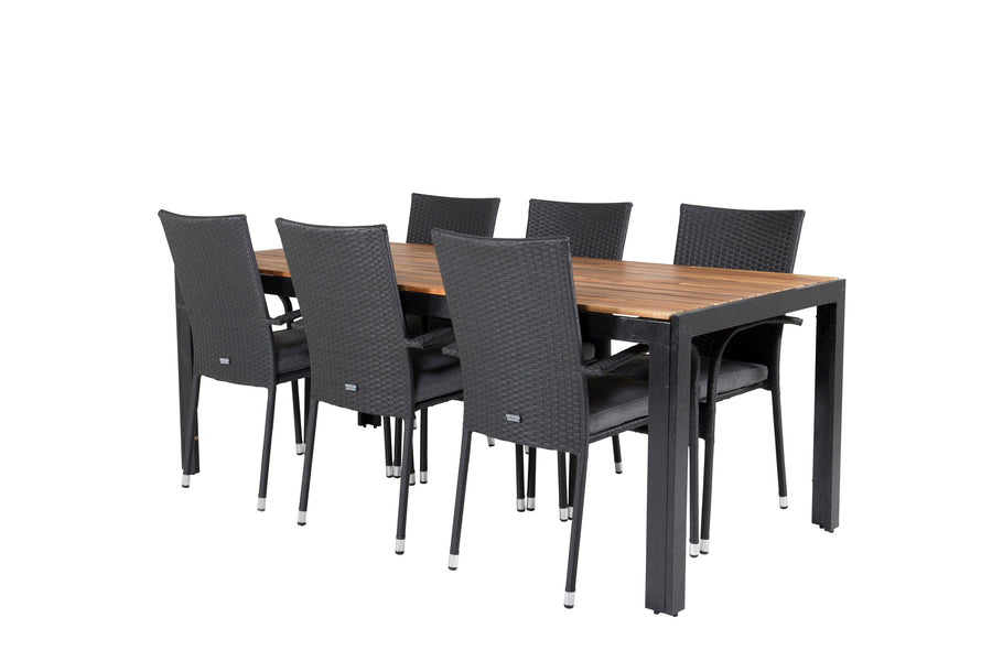 Eetgroep Bois met de stoelen Anna 
