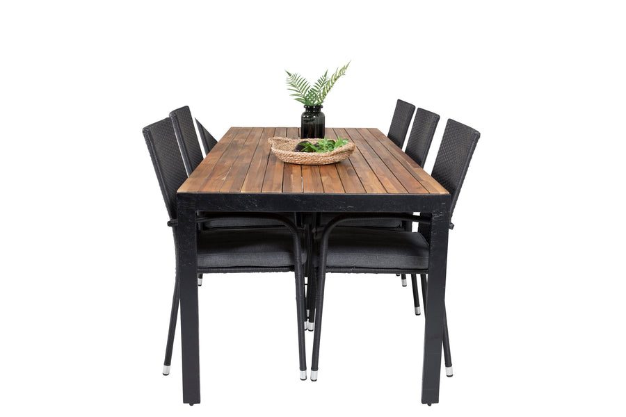 Eetgroep Bois met de stoelen Anna 