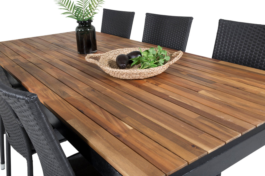 Eetgroep Bois met de stoelen Anna 