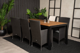 Eetgroep Bois met de stoelen Malin 