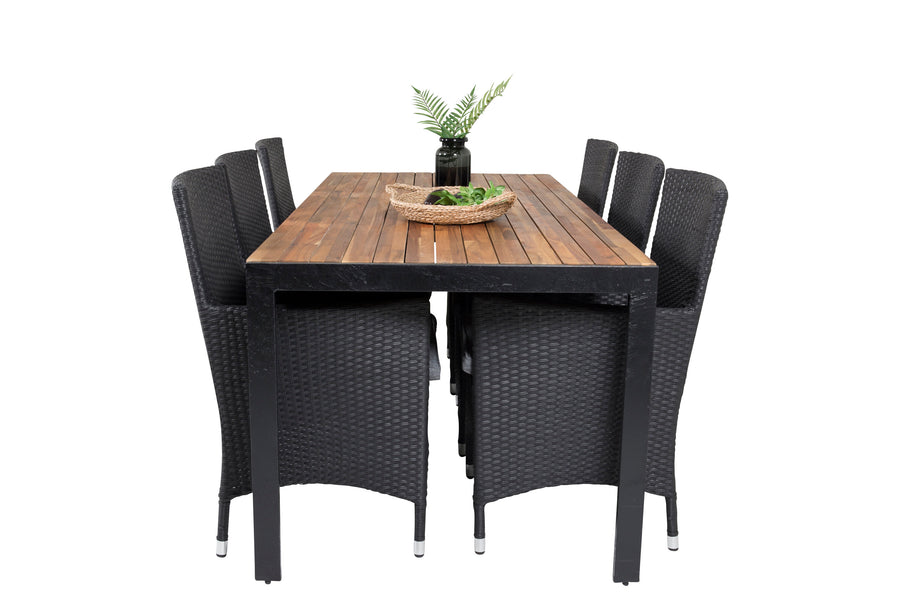 Eetgroep Bois met de stoelen Malin 