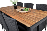 Eetgroep Bois met de stoelen Malin 