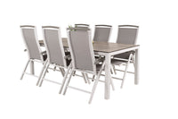 Eetgroep Llama met de stoelen Albany 