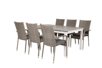 Eetgroep Levels met de stoelen Anna 