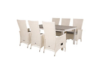 Eetgroep Levels met de stoelen Padova 