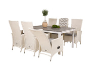 Eetgroep Levels met de stoelen Padova 