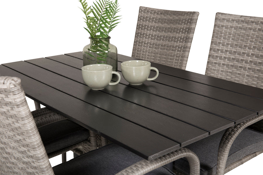 Eetgroep Denver met de stoelen Anna 