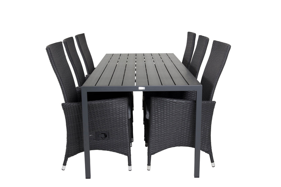 Eetgroep Break met de stoelen Padova 