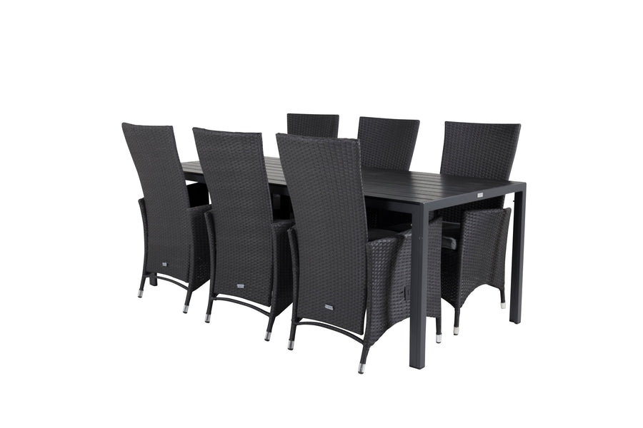 Eetgroep Break met de stoelen Padova 