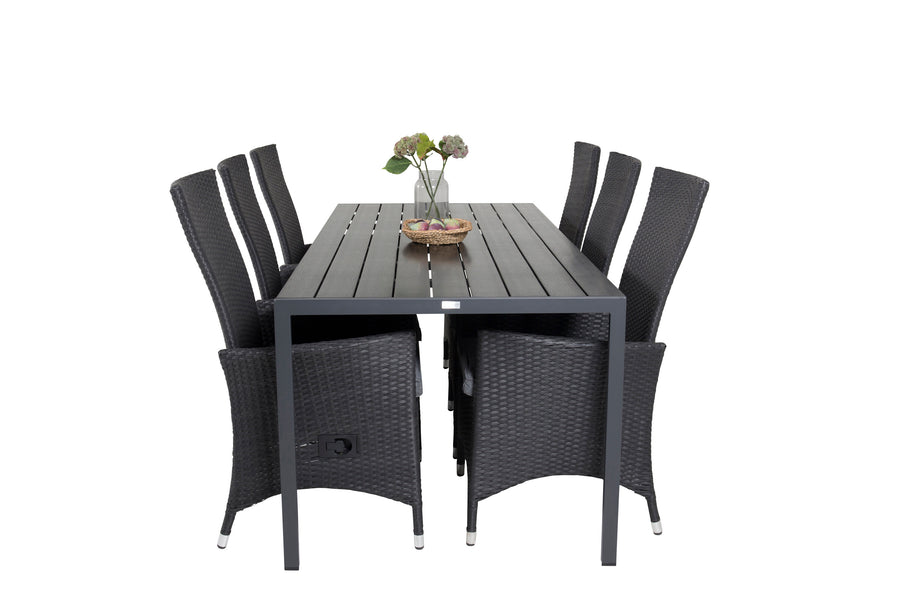 Eetgroep Break met de stoelen Padova 