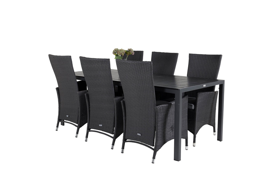 Eetgroep Break met de stoelen Padova 