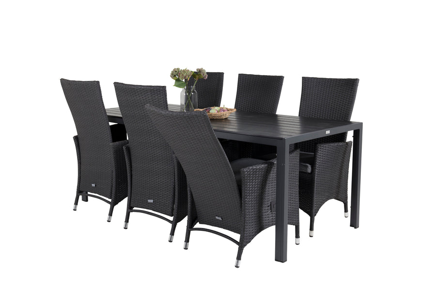 Eetgroep Break met de stoelen Padova 