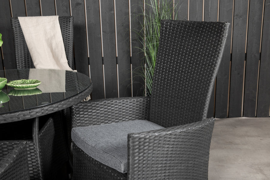Eetgroep Volta met de stoelen Padova 
