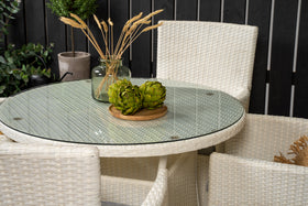 Eetgroep Volta met de stoelen Malin 