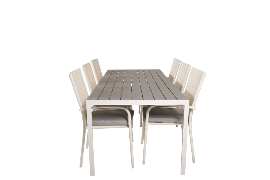 Eetgroep Break met de stoelen Anna 