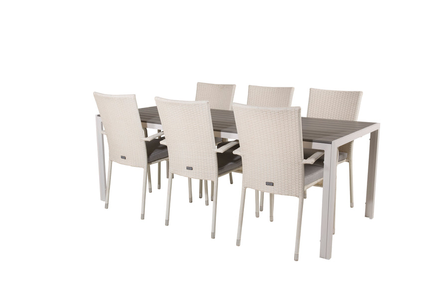Eetgroep Break met de stoelen Anna 