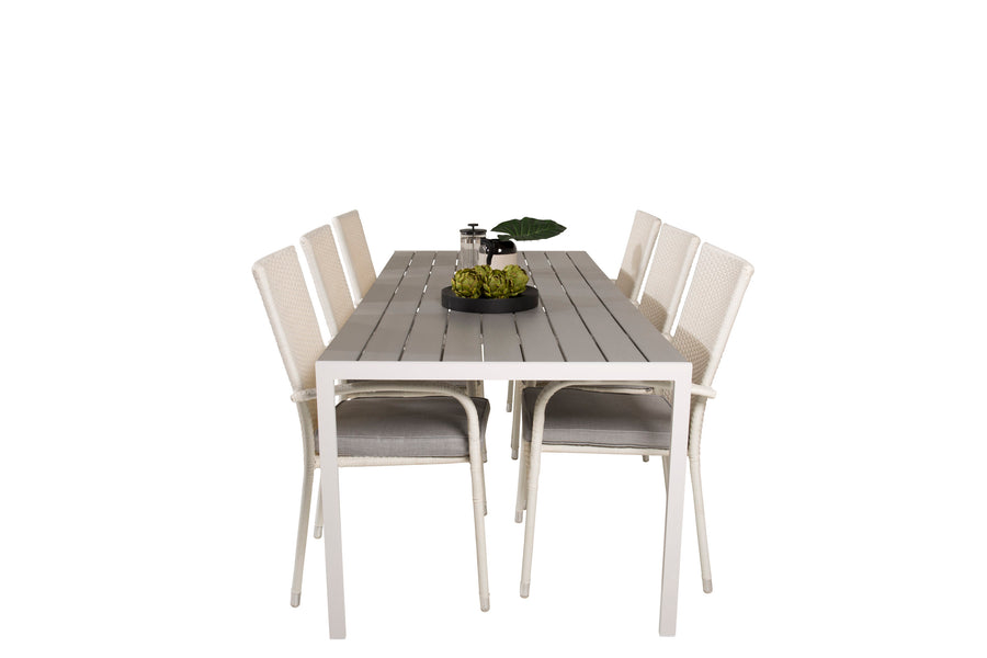 Eetgroep Break met de stoelen Anna 