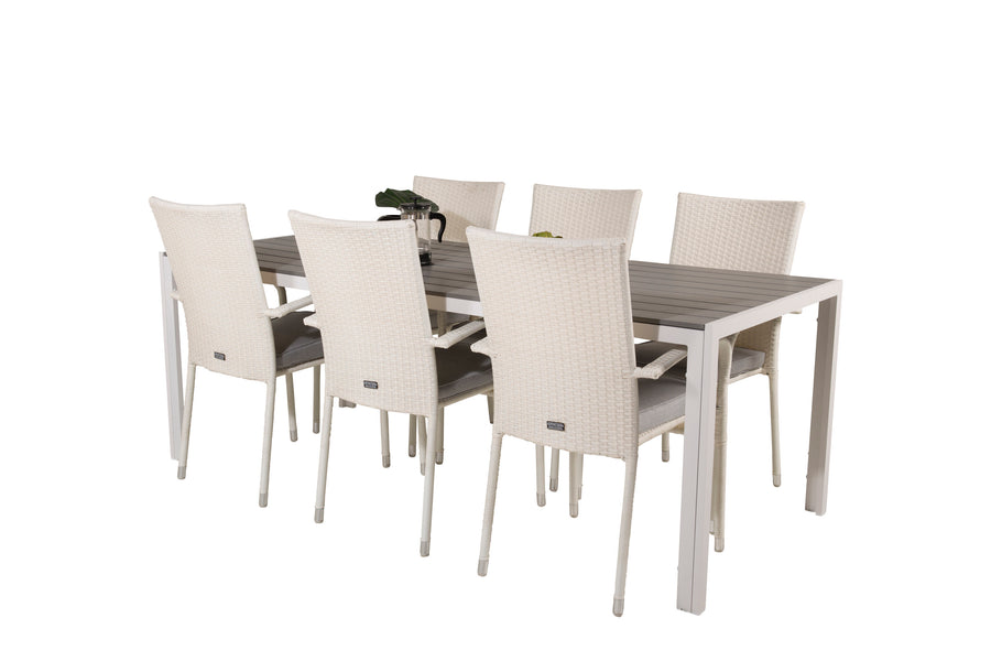 Eetgroep Break met de stoelen Anna 