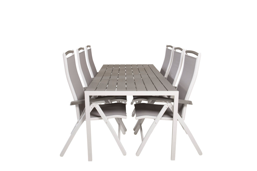 Eetgroep Break met de stoelen Albany 