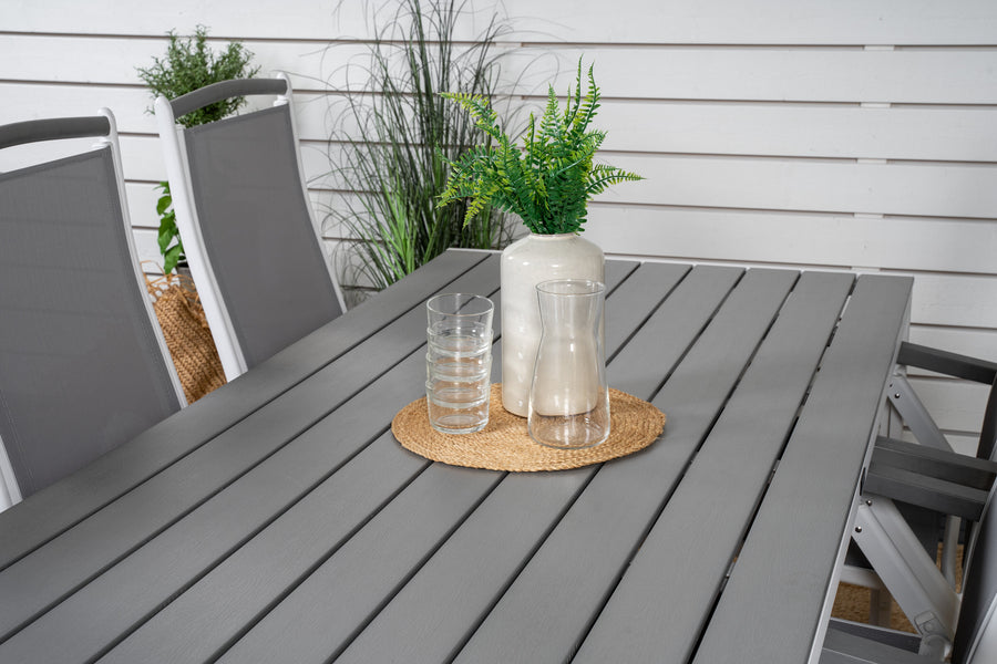 Eetgroep Break met de stoelen Albany 