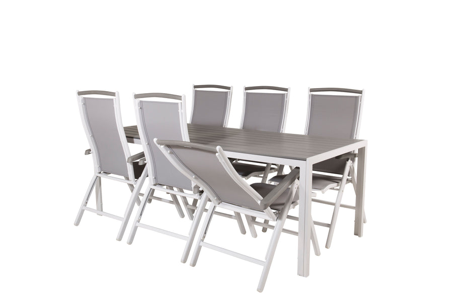 Eetgroep Break met de stoelen Albany 