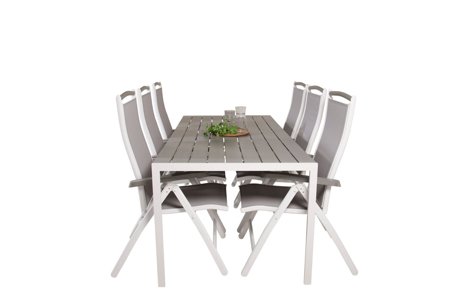 Eetgroep Break met de stoelen Albany 
