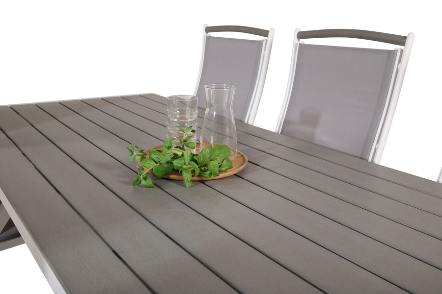 Eetgroep Break met de stoelen Albany 