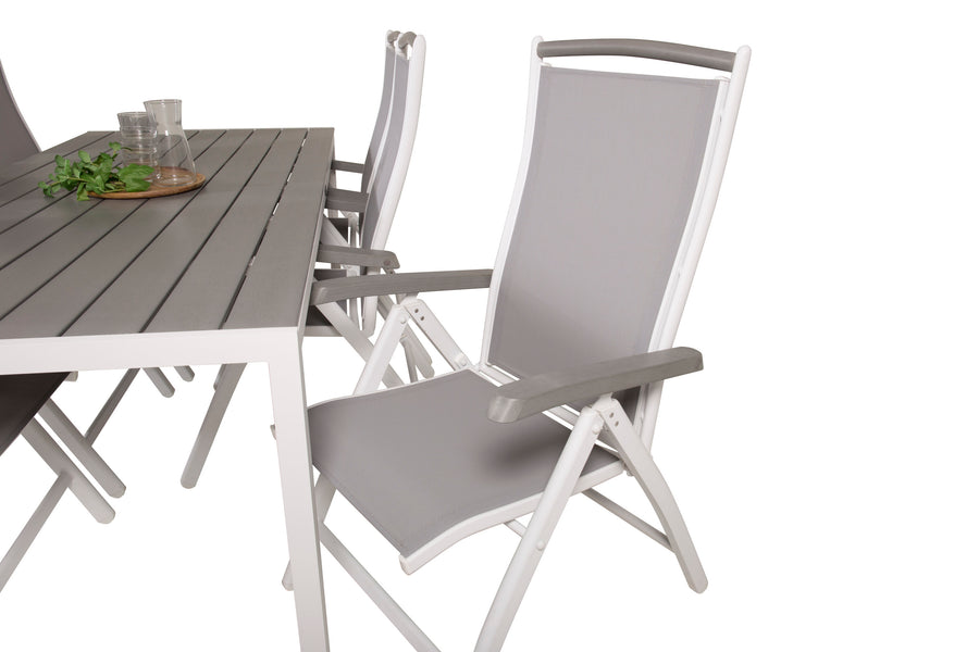 Eetgroep Break met de stoelen Albany 