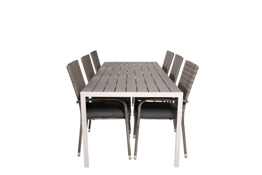 Eetgroep Break met de stoelen Anna 