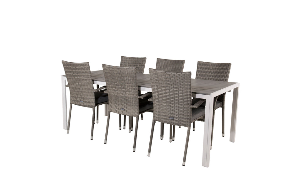 Eetgroep Break met de stoelen Anna 