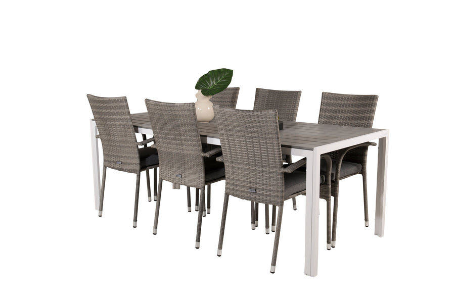 Eetgroep Break met de stoelen Anna 
