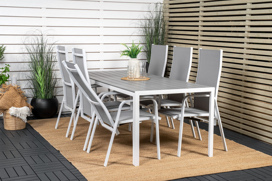 Eetgroep Break met de stoelen Copacabana 