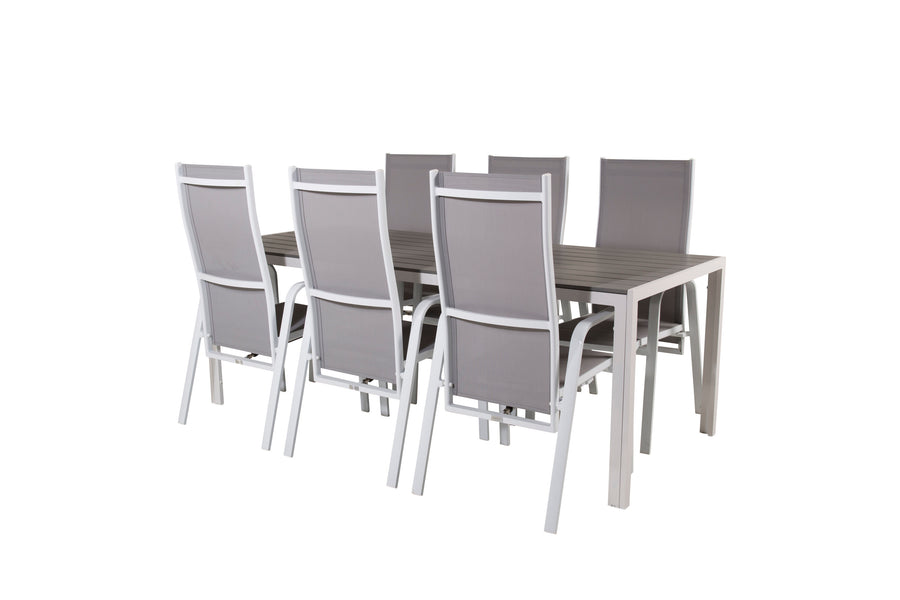 Eetgroep Break met de stoelen Copacabana 