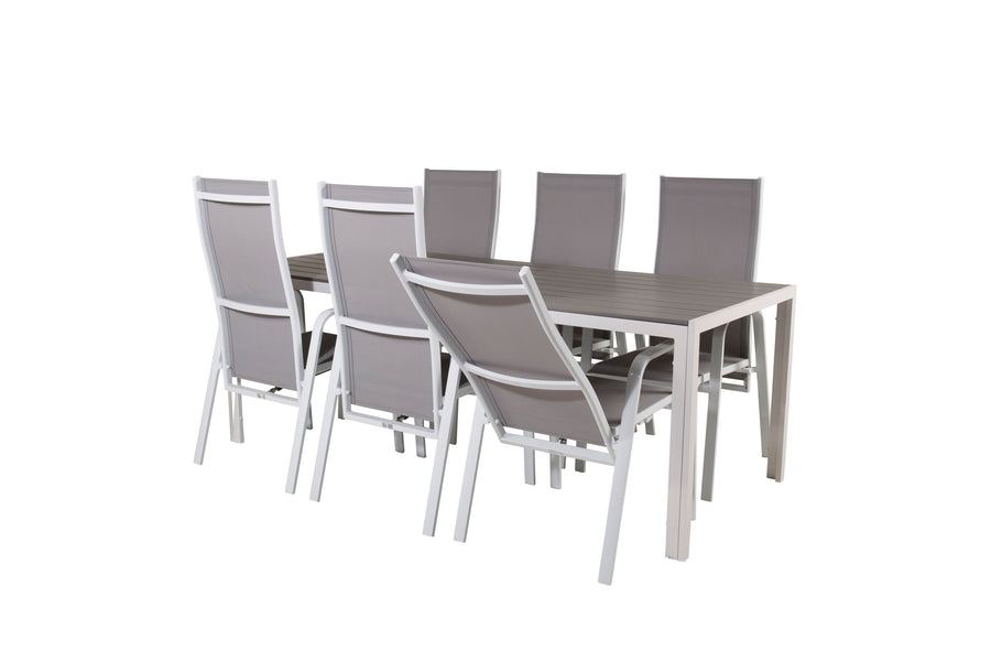 Eetgroep Break met de stoelen Copacabana 