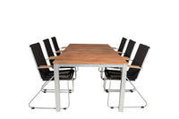 Eetgroep Zenia met de stoelen Bois 