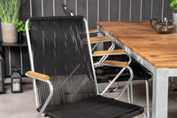 Eetgroep Zenia met de stoelen Bois 