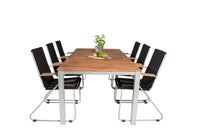 Eetgroep Zenia met de stoelen Bois 
