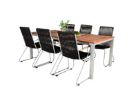 Eetgroep Zenia met de stoelen Bois 
