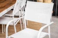 Eetgroep Bois met de stoelen Santorini 