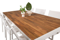 Eetgroep Bois met de stoelen Santorini 