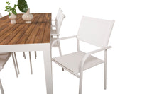 Eetgroep Bois met de stoelen Santorini 
