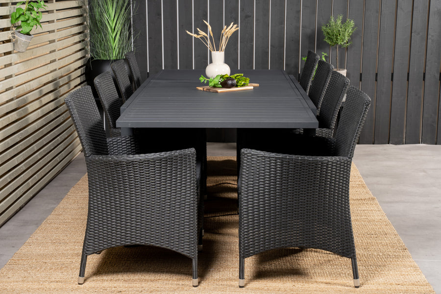 Eetgroep Marbella met de stoelen Knick 