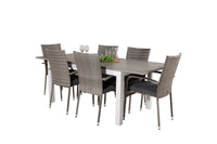 Eetgroep Albany met de stoelen Anna 