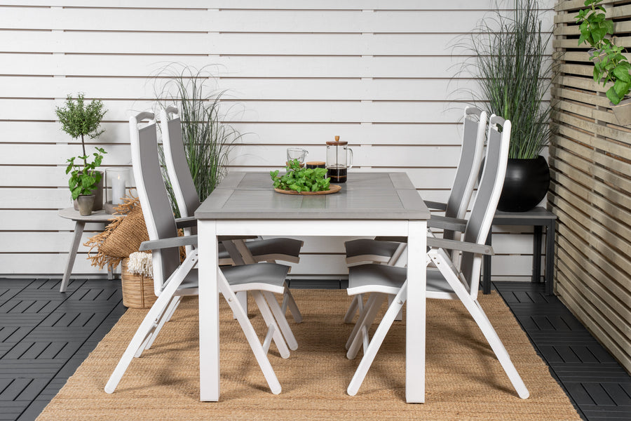 Eetgroep Albany met de stoelen Albany 