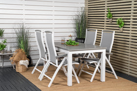 Eetgroep Albany met de stoelen Albany 