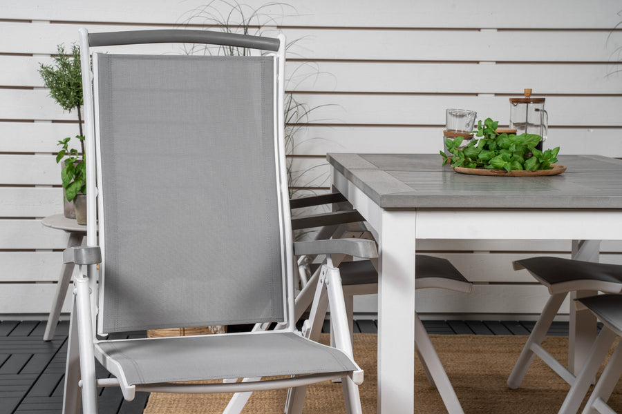 Eetgroep Albany met de stoelen Albany 