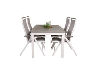 Eetgroep Albany met de stoelen Albany 